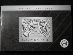 Juego de monedas de plata de prueba de Estados Unidos 2022 Mint con certificado de autenticidad - Imagen 1 de 6