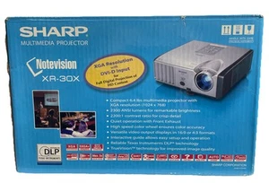 Sharp multimedia projector notevision XR-30X DLP Projector with Remote - - Picture 1 of 9