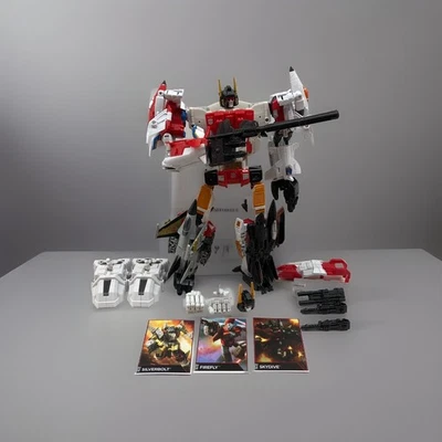 Transformers Aerialbots Combiner Wars Superion Figure Upgraded Silverbolt - Image 1 of 4