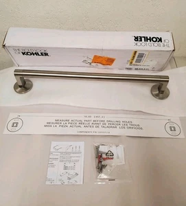 Kohler Komponenten 18 Zoll Wandhalterung Handtuchhalter in lebendigem gebürstetem Nickel 78372-BN - Bild 1 von 11