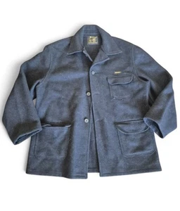 Australian Bluey Button Up Jacket Norwellan Bluey Wool Size Chest 136cm L 84cm - Picture 1 of 7