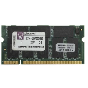 Kingston KTH-ZD7000/512 512MB 333MHZ DDR DDR1 Sodimm Memory Table Module RAM - Picture 1 of 1