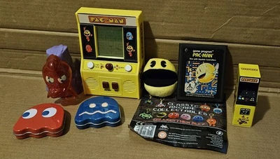 迷你吃豆人电子手持视频游戏 Namco Arcade Atari 公仔金属套装 — 第 1/4 张图片