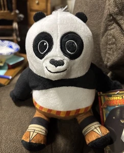 "Po" Kung Fu Panda großer Kopf Plüschtier 6 Zoll Stofftier Neu - Bild 1 von 6
