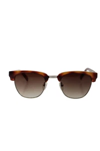 Cole Haan Unisex Adults Spotted Half-Rimmed Sunglasses Brown Size 49-21 146 - Picture 1 of 9