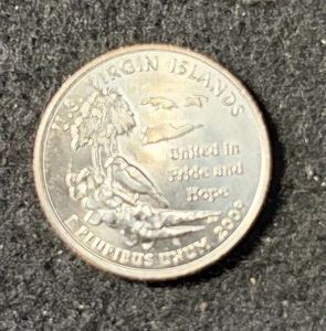 2009 D Virgin Islands US Territories Quarter Circulated - Picture 1 of 2