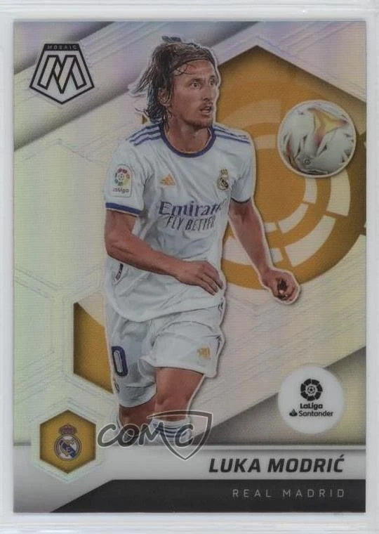 2021-22 Panini Mosaic La Liga Silver Prizm Luka Modric #85 - Image 1 of 2