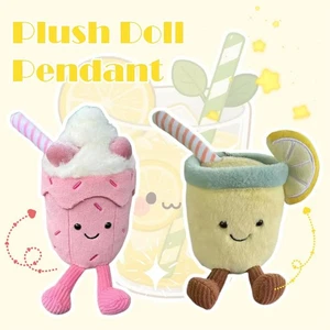 Squishable Cute Strawberry Milkshake Plush Doll Stuffed Toy - Picture 1 of 15