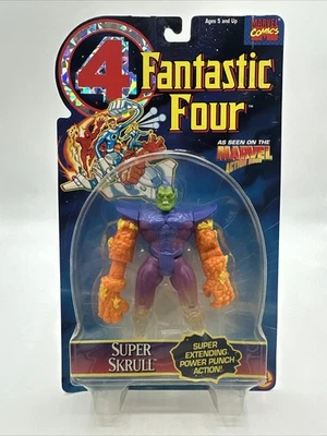 Figura de acción ToyBiz 1995 Marvel Comics Fantastic Four Super Skrull 5" totalmente nueva Foto 1 de 4