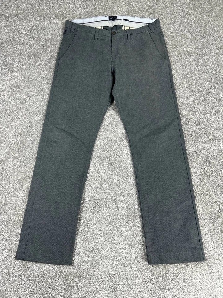 Paul Smith Chino Pants Mens 30 Gray Micro Check 30X29 - Image 1 of 4