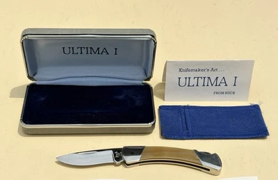 Buck Ultima 1 - Model 507 Lockback Mother Of Pearl Pocket Knife - Image 1 of 4