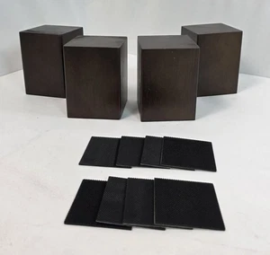 Wood Bed Risers 4 Inch, Sopicoz Furniture Risers - Sturdy, Stylish and... - Picture 1 of 6