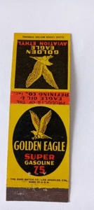 Golden Super Gasoline Matchcover Lot 666 - Picture 1 of 1