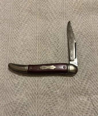 Винтажный колониальный пров. США одно лезвие складной рыбы нож карманный нож скалер - Изображение 1 из 4