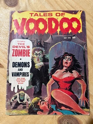 Tales Of Voodoo Vol. # 3 # 3 de maio de 1970 revista em quadrinhos monstro terror 1 J885 - Imagem 1 de 2