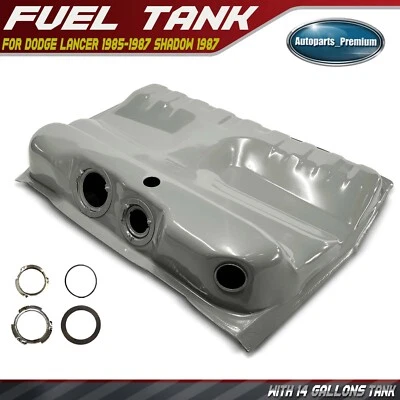 Tanque de combustível 14 galões para Dodge Lancer 1985-1987 Shadow 1987 Chrysler Laser 1984-1986 - Imagem 1 de 4