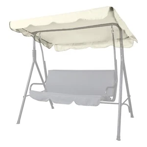 72"x52" Swing Canopy Cover Replacement Top for Outdoor Garden Patio Porch Seat - Picture 1 of 11