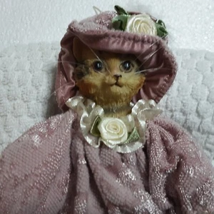 CAT-KITTEN Show Stoppers Porcelain Victorian New Old Stock Very Nice - Picture 1 of 5