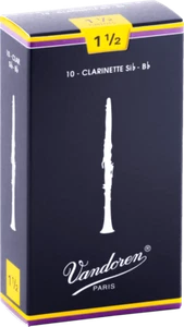 boite de 10 anches CLARINETTE SIb VANDOREN TRADITIONNELLE CR 1015 - force 1.5 - Picture 1 of 2