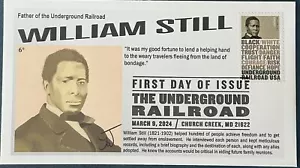 6° Cachets TaJ 5836 Underground Railroad William Still Philadelphia Netzwerk - Bild 1 von 1