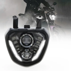 Conjunto de haz LED DRL H/L faros delanteros DRL para Yamaha 2014-2017 MT-07/FZ-07LED - Imagen 1 de 12