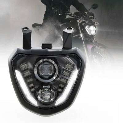 For Yamaha 2014-2017 MT-07/ FZ-07LED Front LED Headlight DRL H/L Beam Assembly - Image 1 of 4