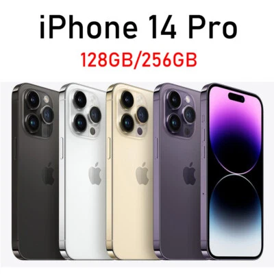 Nuovo Apple iPhone 14 Pro 128GB/256GB Senza Contratto Senza Simlock 5G Phones - Immagine 1 di 4