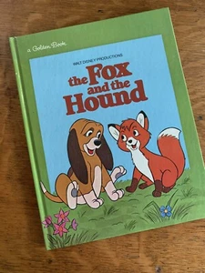 Vintage The Fox And The Hound Walt Disney Productions Large Golden Golden Press - Picture 1 of 10