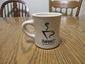 Barnie's Coffee & Tea Co. "Taza de café estilo comedor de cerámica de 4"" de alto pesada de colección" - Imagen 1 de 8