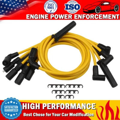 Racing Spark Plug Wires Upgrade For Chevrolet GMC Jimmy Safari 4.3L V6 1996-2007 - Image 1 of 4