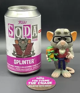 Funko Soda Splinter Chase Mikey Teenage Mutant Ninja Turtles TMNT Mutant Mayhem - Picture 1 of 3
