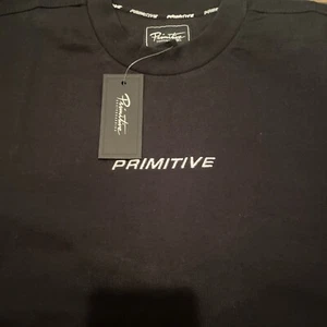Primitive Apparel Med Herren T-Shirt schwarz Primitive Skateboarding T-Shirt Y2K - Bild 1 von 3