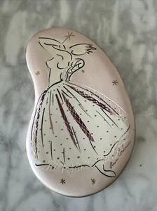 VINTAGE ANN COCHRAN BALLERINA JEWELRY BOX HAND PAINTED MID CENTURY MODERN - Picture 1 of 16