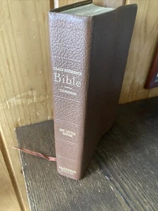 1964 Thompson Chain Reference Bible KJV Burgundy Bonded Leather Regular Size - Picture 1 of 12
