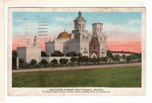 Vintage 1935 White Border Postcard AZ San Xavier Del Bac Near Tucson-TT1 - Picture 1 of 2