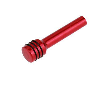 Red Aluminum Interior Door Lock Knobs Pins Decoration Cover Fit For All Car
