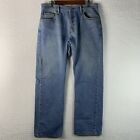 Vintage Y2K Levis 505 Jeans Mens Size 33/30 Straight Fit Denim Blue Red Tab