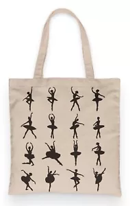 Ballerina Tote, Borsa per la spesa, 100% cotone premium tela balletto tote - Foto 1 di 3