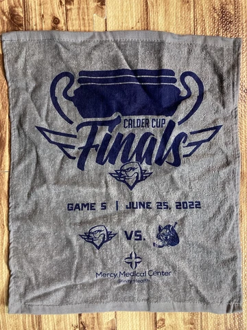 2022 Calder Cup AHL Finals SPRINGFIELD THUNDERBIRDS vs CHI WOLVES Game 5 Towel Cover