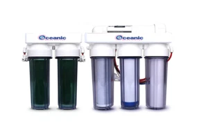 Reverse Osmosis RO/DI Deionization REEF AQUARIUM WATER FILTER 6 STAGE 75 GPD USA - Picture 1 of 1