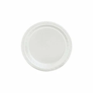 White Paper Dessert Plates, 24 Ct., Party Supplies, 24 Pieces - Picture 1 of 2