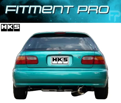 HKS Hi-Power Catback Exhaust For 1992-95 Honda Civic DX/Si Hatchback 3203-EX015 - Image 1 of 4