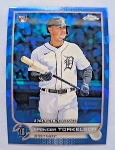 Spencer Torkelson 2022 Topps Chrome Update Sapphire Rookie Debut Rc #us231 🐯 - Picture 1 of 3