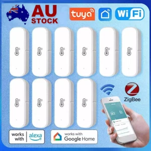 Tuya-WiFi/Zigbee Temperature Humidity Sensor Thermometer Hygrometer Smart Home - Picture 1 of 14