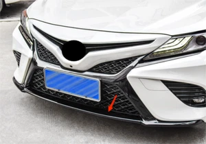 ABS Black Front Bumper Guard Lid Cover Trim For 2018-2020 Toyota Camry  SE/XSE - Picture 1 of 3