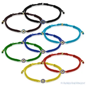 Pulsera Dije Mal de Ojo Griego Hamsa Turco Nazar Judaica Judía Cabalá Mucha suerte - Imagen 1 de 8
