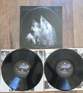 1977 Genesis Seconds Out 2 Record Set Vinyl 12" LP 33 RPM SD 2-9002 OG Inner - Foto 1 di 21
