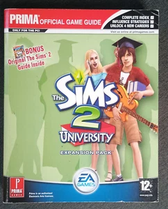 The Sims 2 University Prima Official Game Strategy Guide - Picture 1 of 3