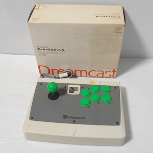 Sega Dreamcast DC Arcade Stick Controller HKT-7300 con scatola testato importazione Giappone - Foto 1 di 14
