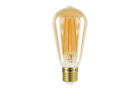 SUNSET ST64 BULB E27 380LM 5W 1800K DIMMABLE 300 BEAM AMBER
